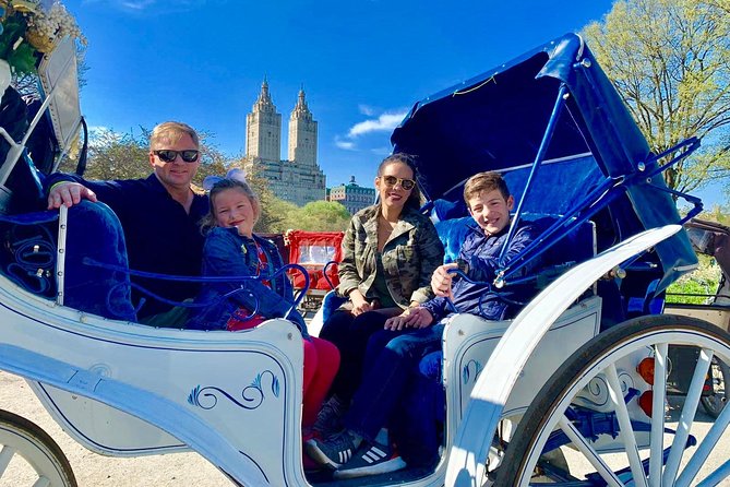 45 min Long VIP Central park carriage ride - Strawberry Fields and the western park sights