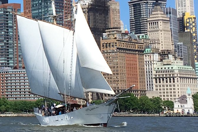 4th of July Fireworks on Clipper City Tall Ship - Sailing through the lower New York Harbor