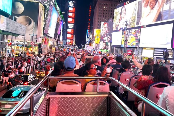 75-Minutes NYC Sightseeing Night Double Decker Bus Tour - World Trade Center and Lower Manhattan