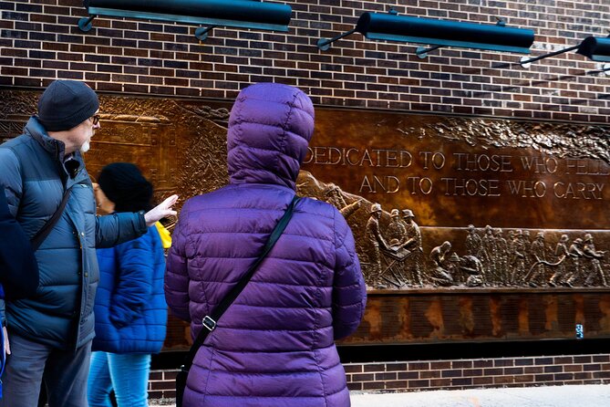9/11 Memorial & Ground Zero Tour with Optional Museum Admission - The FDNY Memorial Wall honors 343 firefighters