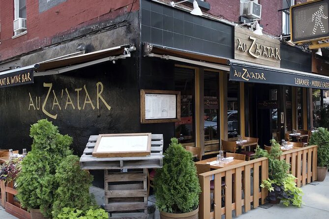 A New York Date Night Personalized Self-Guided App Tour - Au Za’atar finishes the route with a proper meal