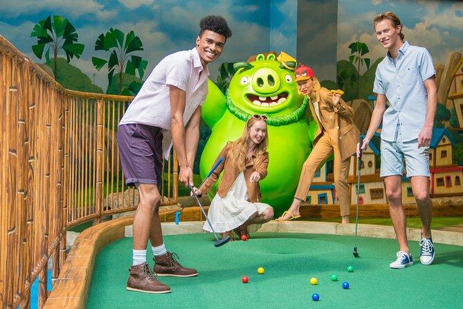 American Dream Angry Birds Indoor Mini Golf Ticket - Eighteen Angry Birds holes under one roof