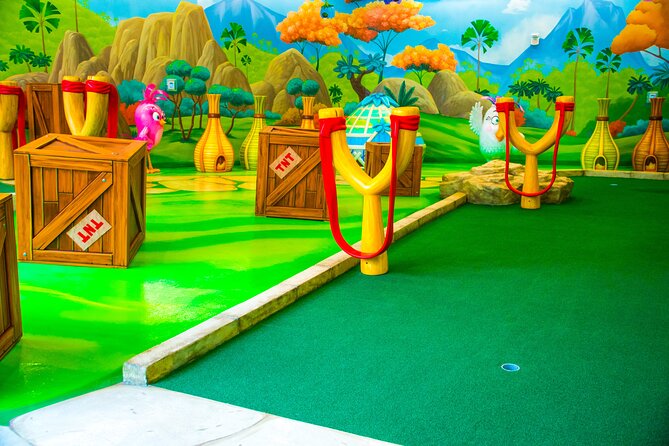 American Dream Angry Birds Indoor Mini Golf Ticket - A good match for families and mixed-age groups