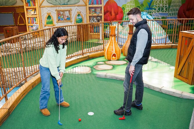 American Dream Angry Birds Indoor Mini Golf Ticket - The real cost at $21.32 per person