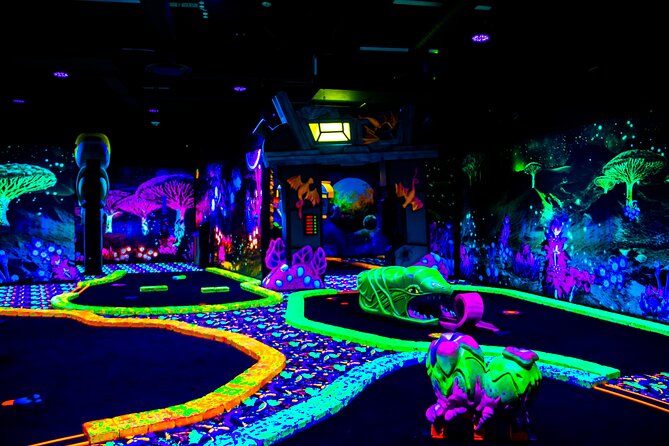 American Dream Black Light Indoor Mini Golf Ticket - Key points to know before you book