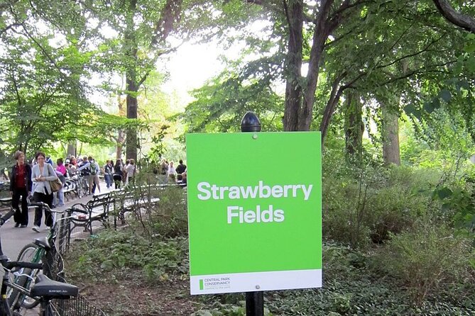 Bike Rental NYC Central Park - Strawberry Fields and the Literary Walk
