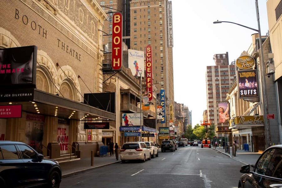 Broadway Backstage: From Times Square to Studio - The Majestic Theatre and the buildings behind the signs