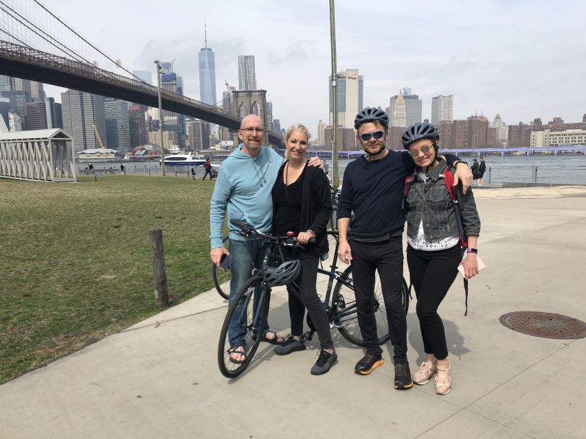 Brooklyn: 2-Hour Manhattan & Brooklyn Bridges Bike Tour - One World Trade and the view toward the Freedom Tower