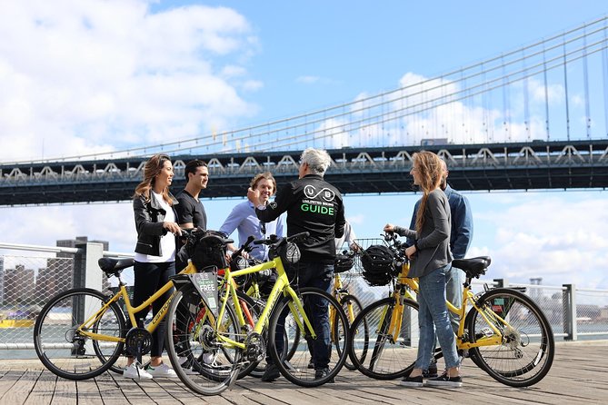 Brooklyn Bridge and Waterfront 2-hour Guided Bike Tour - Leaving Chambers Street for Lower Manhattan