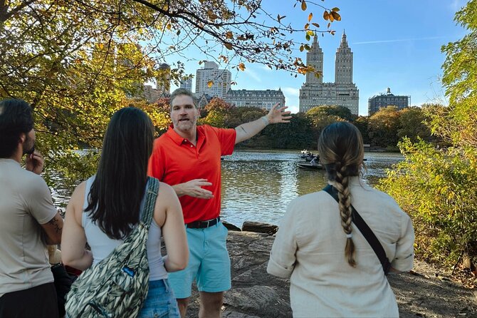 Central Park-Bethesda Terrace, Strawberry Fields, Bow Bridge - The Pond and the first skyline views