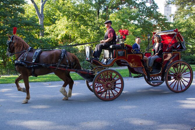 Central Park Carriage Ride w/ Drop Off @ Tavern On Green (45 min) - Winter blankets and seasonal comfort