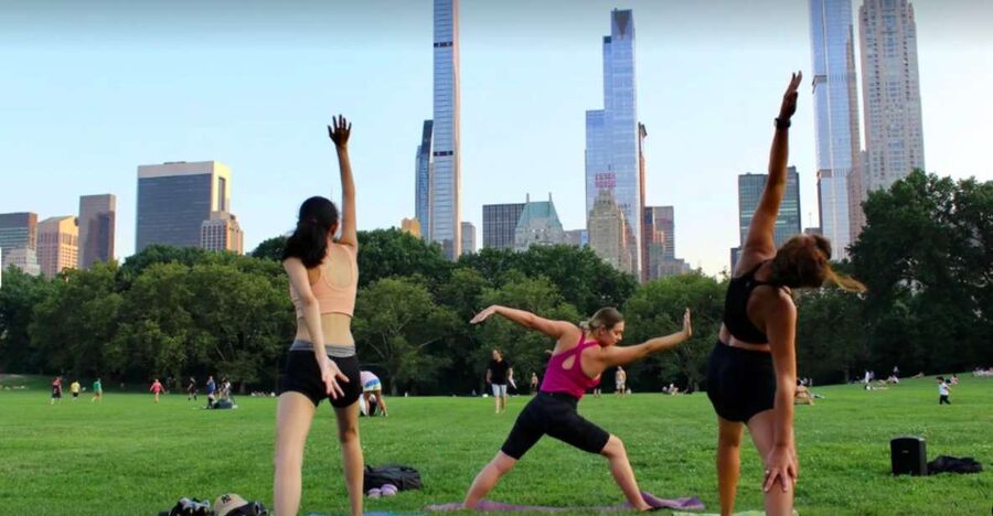 Central Park: Highest Rated Yoga Class in New York City! - Meeting by Sheep Meadow in Central Park