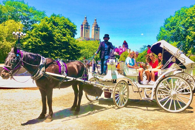 Central Park Horse and Carriage Rides - Strawberry Fields and the Dakota Building