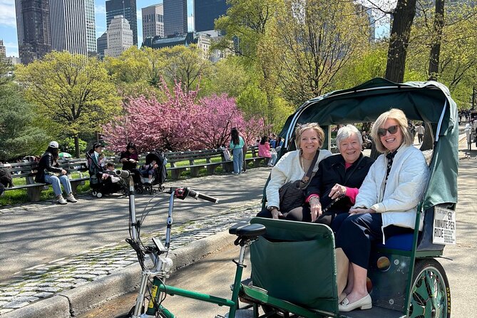 Central Park Movie Locations and Celebrity Homes Pedicab Tour - Tavern on the Green, Sheep Meadow, and Pinebank Arch