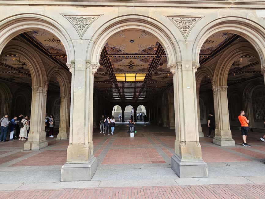 Central Park, NY: Nature, Architecture and Movie Scenes Tour - Bethesda Fountain and the wedding-photo scene