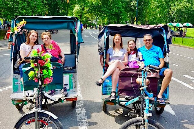 Central Park Pedicab Guided Tours - 1, 1.5 & 2Hrs - A fast, easy way to get your Central Park bearings