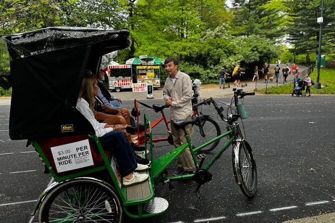 Central Park Pedicab Guided Tours with Theater - The Dakota and Strawberry Fields