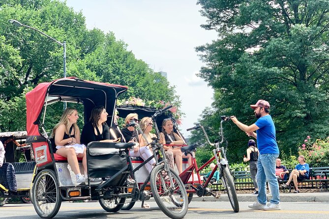 Central Park Pedicab Tour with Natural History Museum Access - Cherry Hill and the Friends connection