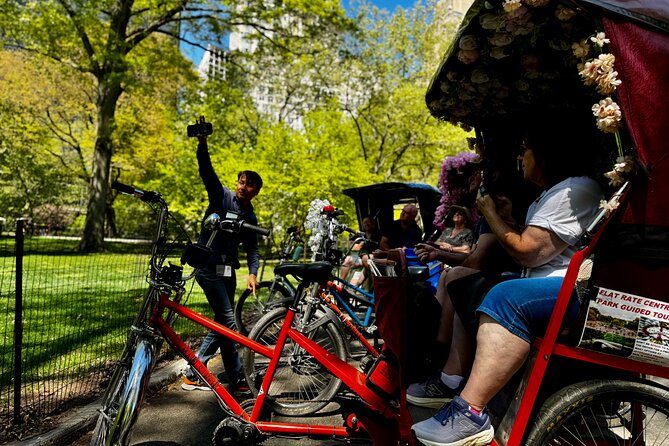 Central Park Pedicab Tours - History and Movie Locations - The Lake, Cherry Hill, and Bow Bridge