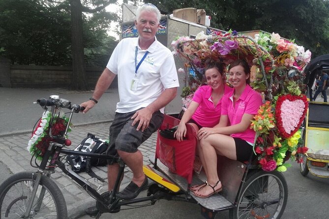 Central Park Pedicab Tours with New York Pedicab Services - Strawberry Fields and the Dakota