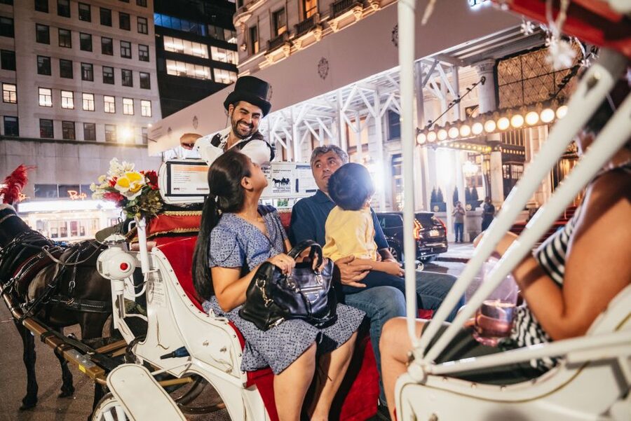 Central Park, Rockefeller & Times Carriage Ride (4 Adults) - What the guide adds to the ride