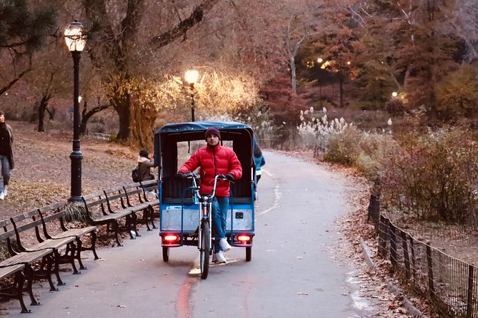 Central park Tour happy hour Pedicab tour - Inside the one-hour Central Park ride
