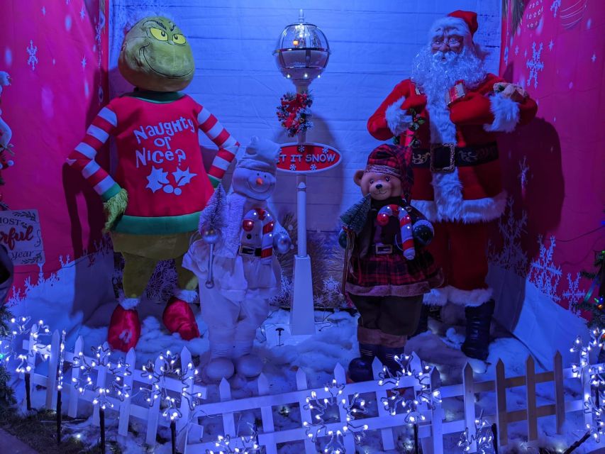Christmas Light Night tour - Dyker Heights: oversized displays on ordinary streets