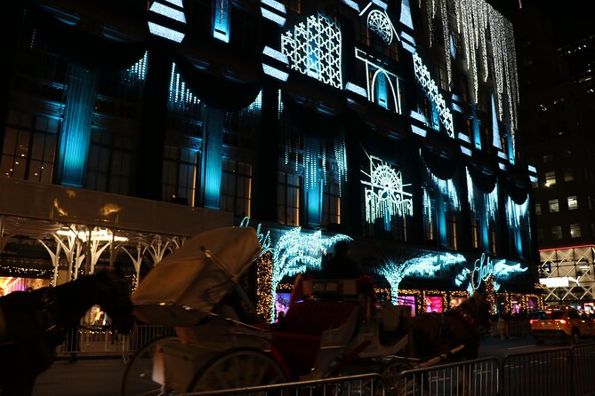 Christmas Light Private Carriage Ride New York City - The Plaza begins the holiday route
