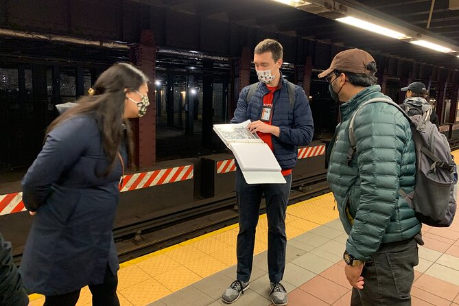 Discover Hidden Subway Secrets Below Brooklyn - Private - Station artwork and Brooklyn skyline views
