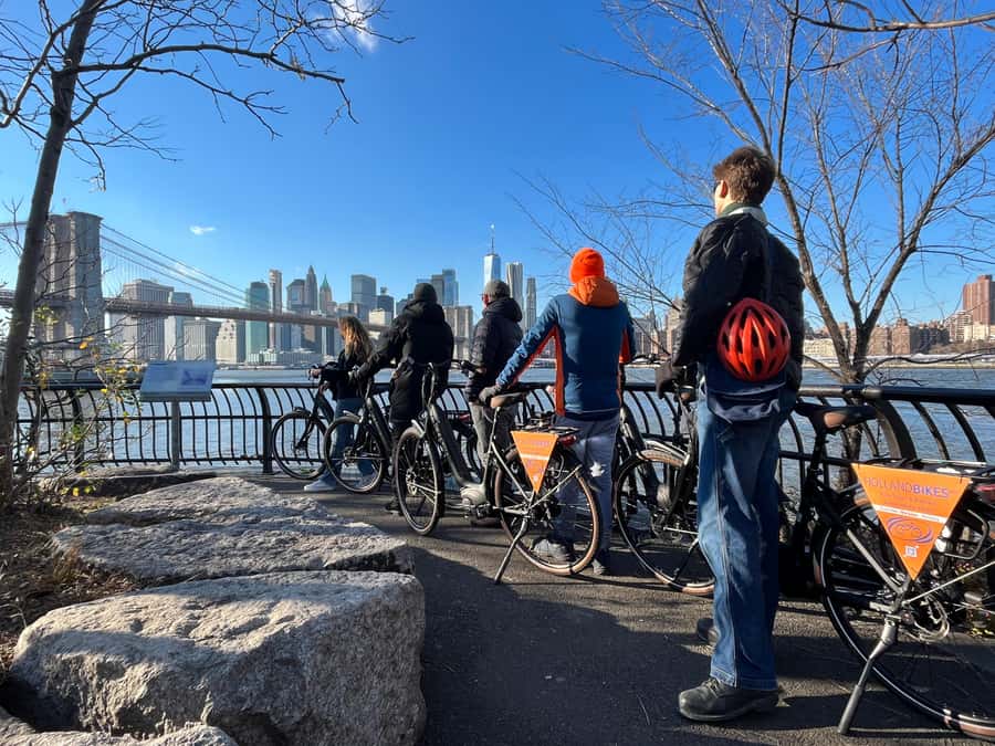 Downtown Bike Tour with Stylish Dutch Bikes or E-bikes! - Manhattan Bridge, Brooklyn Heights, and DUMBO