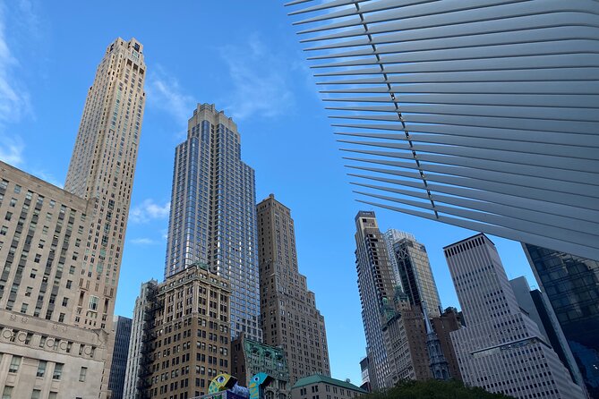 French Tour of South Manhattan - The 9/11 Memorial area, One World, and Brookfield Place