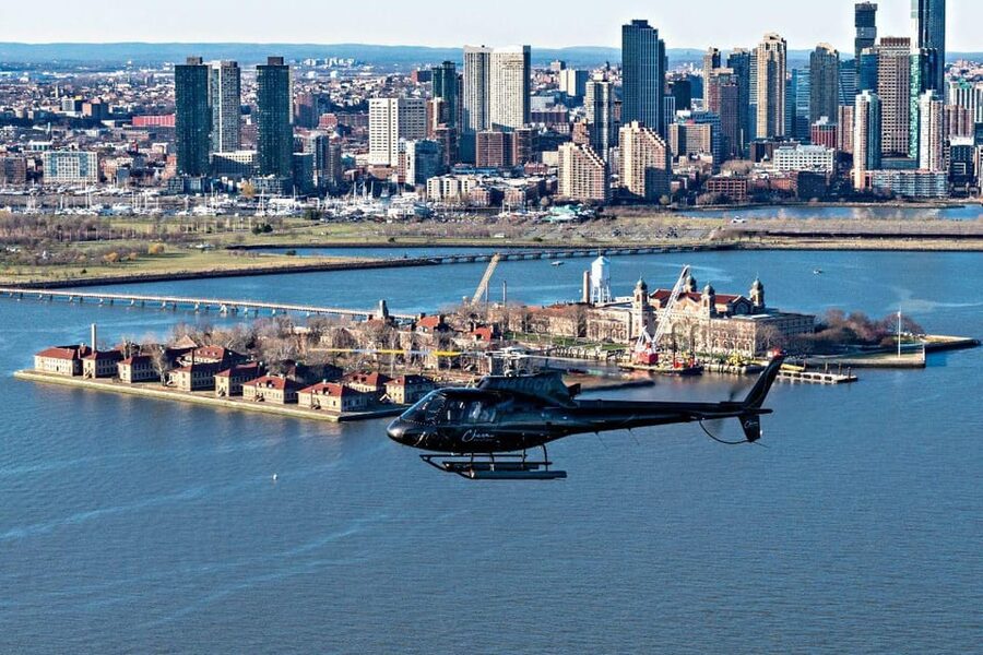 From New Jersey: NYC Skyline Helicopter Tour - Small aircraft, practical seating rules