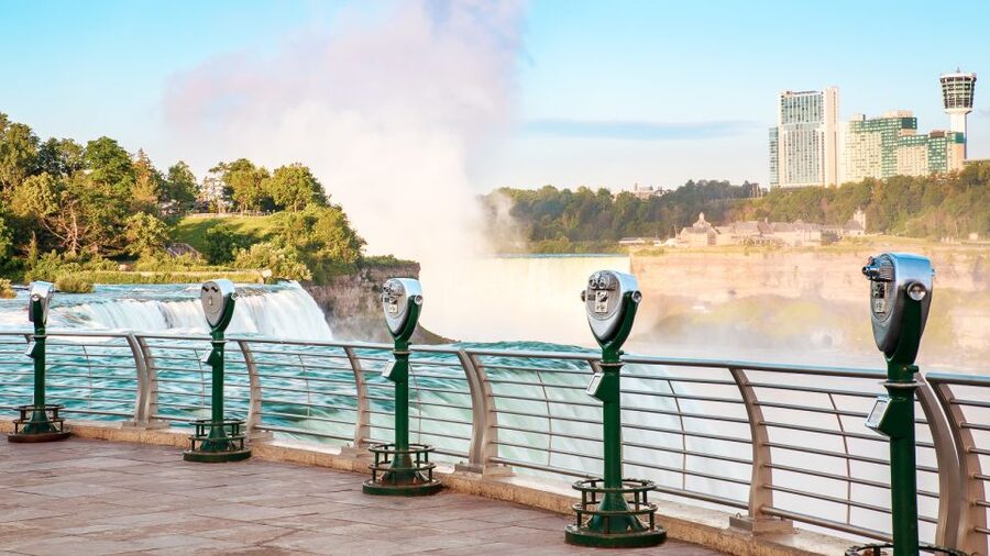From NYC: Niagara Falls Full-Day Tour with Maid of the Mist - Your first look at Niagara Falls State Park