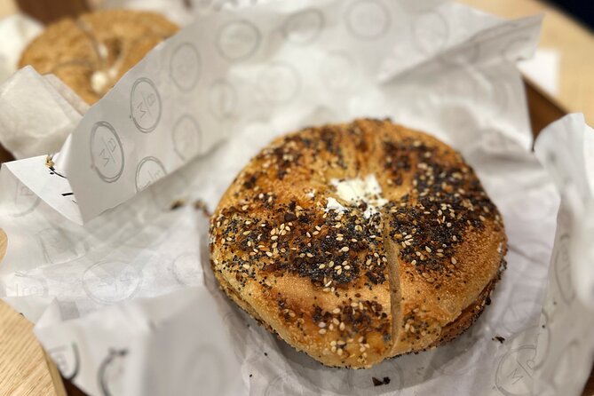Iconic NYC Breakfast Food & Landmark Tour: Coffee, Bagel, Donut + - Blueberry pancakes at The Red Flame