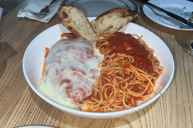 Italian American Food Tour of Williamsburg - White pizza, Roman pasta, and two ideas of Italian food