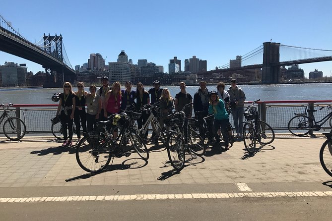 Manhattan and Brooklyn Bridge Bicycle Tour - Returning through Dumbo for food, photos, and atmosphere