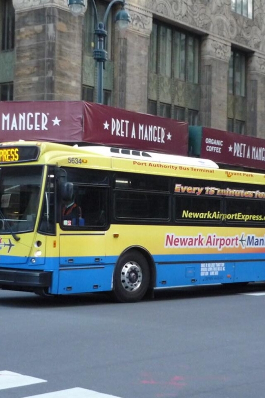 Manhattan: Bus Transfer from/to Newark Airport - Why this bus can beat a taxi or train connection