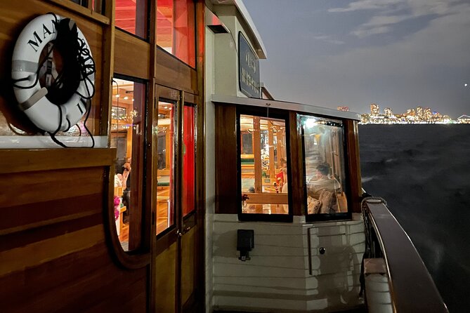 Manhattan Evening Jazz Cruise - Ellis Island and the approach to Lady Liberty