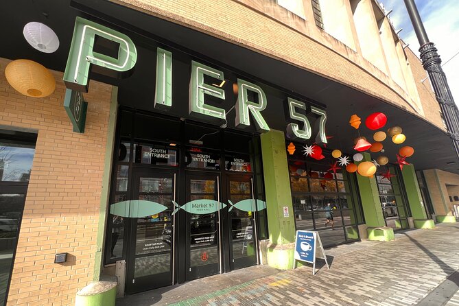 Market 57 Chelsea Food Tour with Ahoy New York Food Tours - The nearby island and the Pier 57 setting