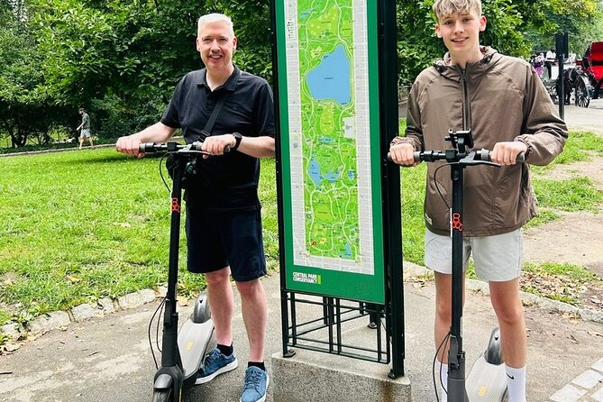 New York Central Park Guided Electric Scooter Tour - The Reservoir and Belvedere Castle