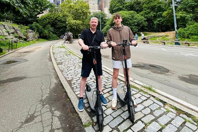 New York Central Park Guided Electric Scooter Tour - Strawberry Fields, The Dakota, and the western edge