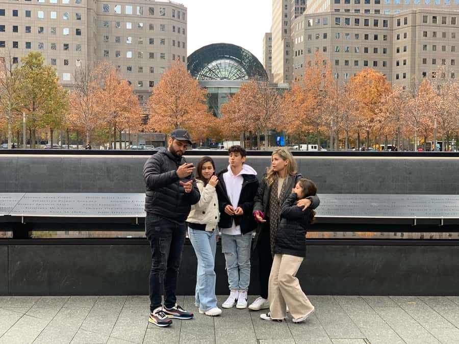 New York City: 9/11 Memorial - Ground Zero Walking Tour - Reading the 9/11 Memorial pools