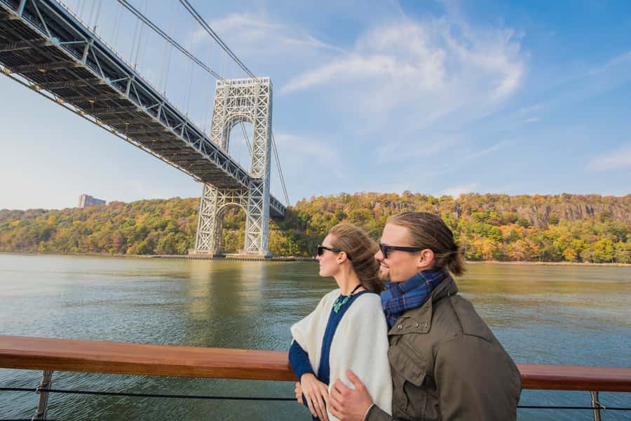 New York City: Afternoon Fall Foliage Lunch Cruise - Upper West Side views from the water