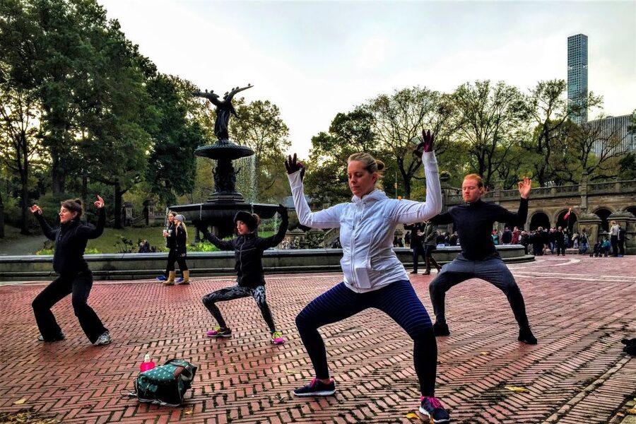 New York City: Central Park Yoga and Walking Tour - Literary Walk and the pleasure of a slower pace