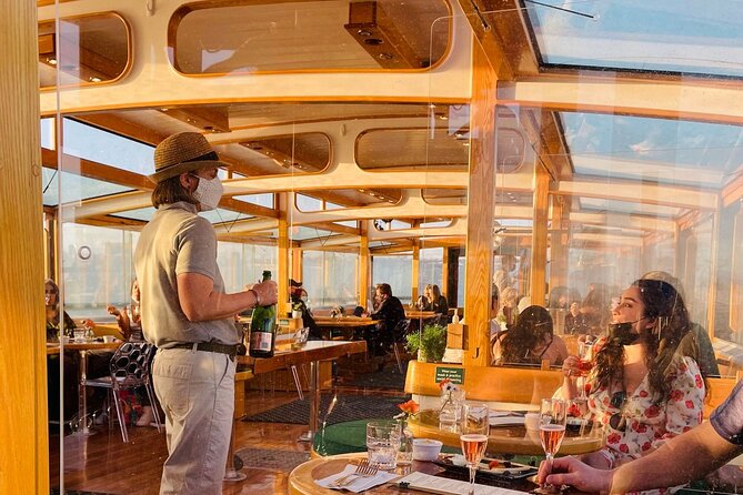 New York City: Champagne, Cheese, Caviar & Sightseeing Cruise - Governors Island and the wide harbor view