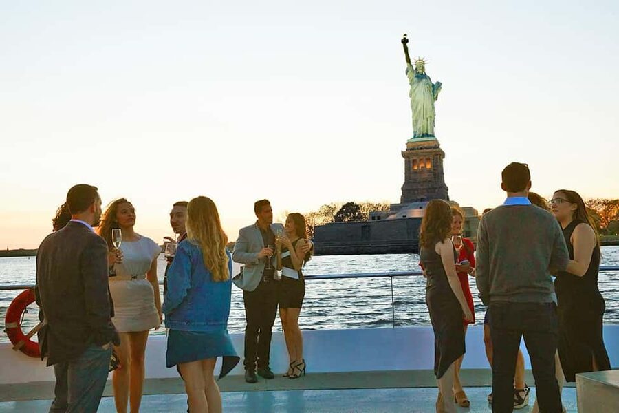 New York City: City Cruises Alive After Five Cocktail Cruise - Rooftop seating versus the indoor cabin