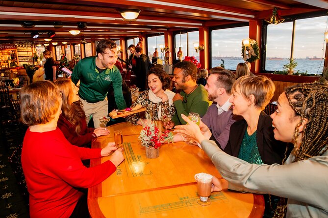 New York City Cocoa and Carols Holiday Cruise - The Hudson River opening: Financial District and One World Trade