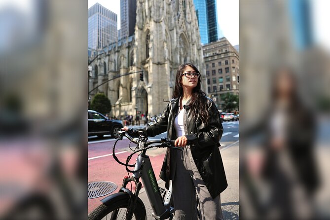 New York City E Bike Rentals - Times Square and Union Square add city contrast
