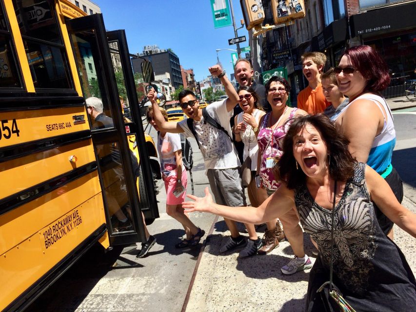 New York City: Half-Day Pizza Bus Tour - Why the yellow bus is part of the experience