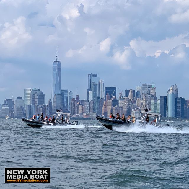 New York City: Harbor Speedboat Tour - The final run past Midtown and Hudson Yards